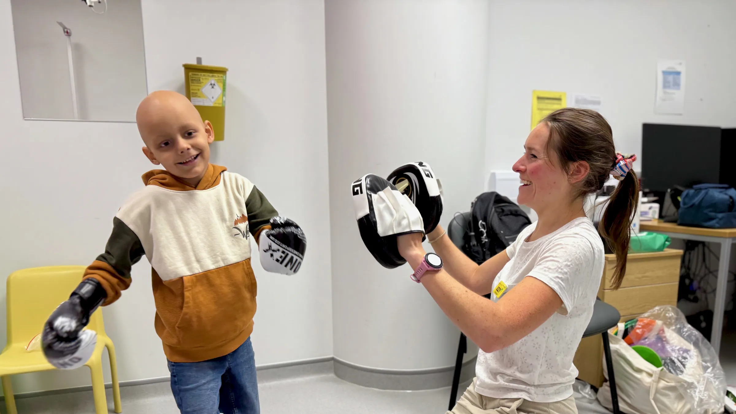Izzy's Secret Weapon: Boxing Gloves Transform Physio