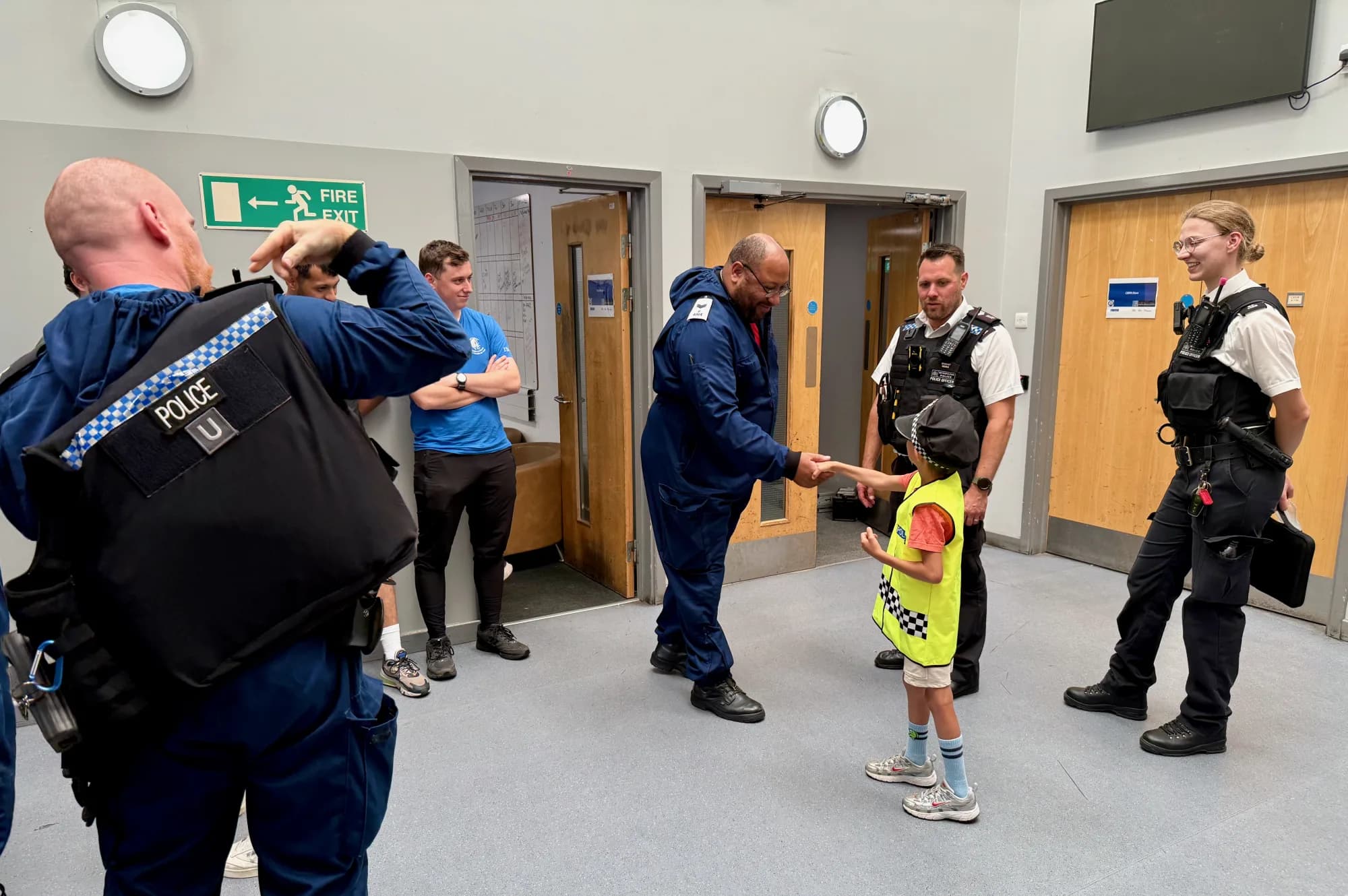 A handshake from a senior officer as shift two begins - the toughest unit in London had asked for him by name.