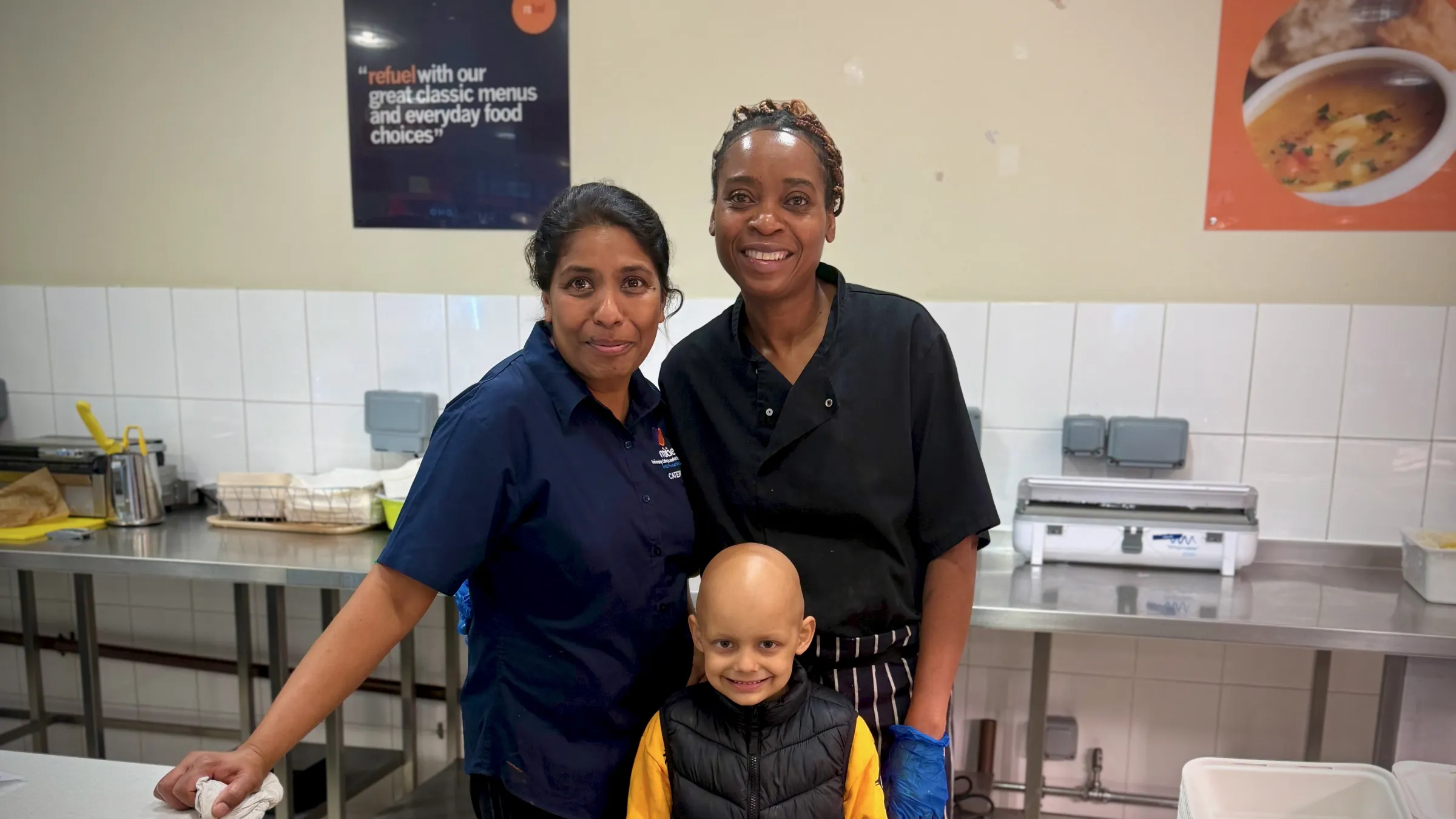 The Angels in the UCLH Canteen