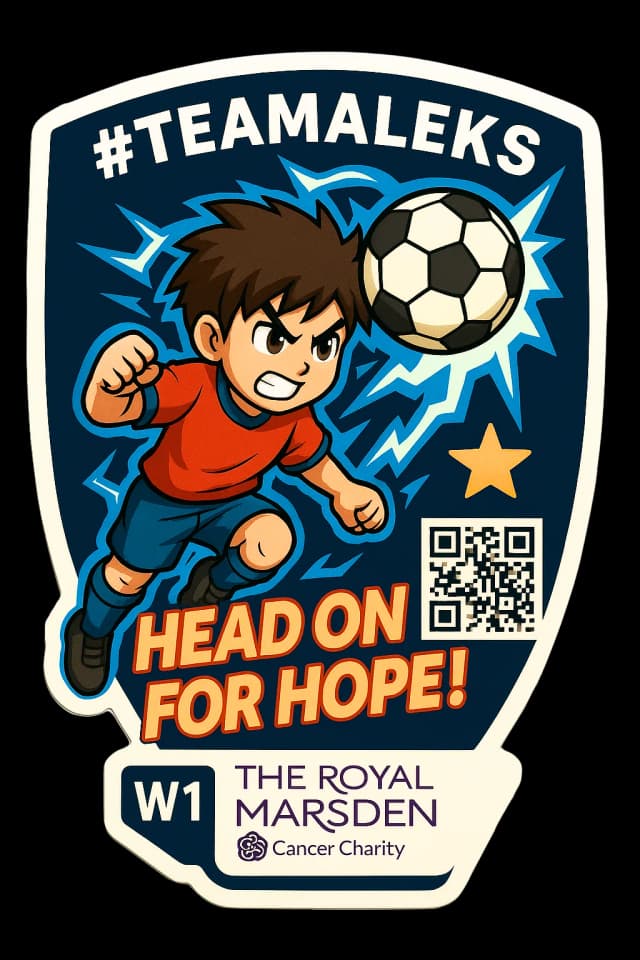 HEAD ON FOR HOPE! sticker